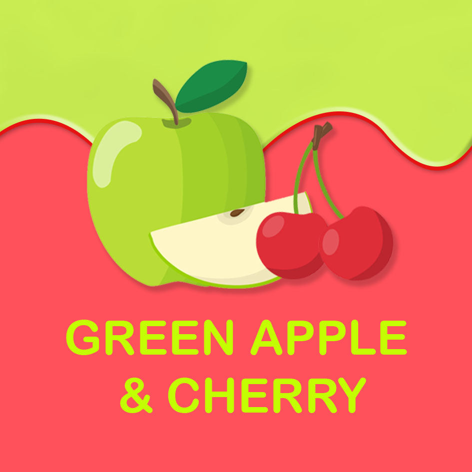 Fruiteez Green Apple And Cherry 50/50