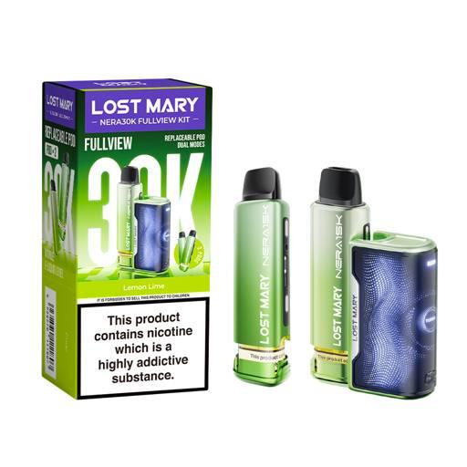 Lost Mary vape device and packaging on a white background