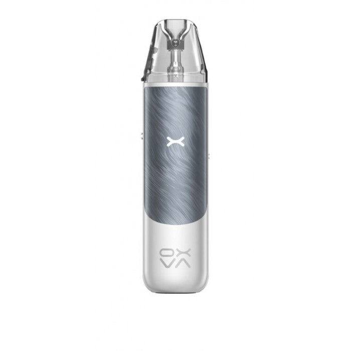 Space gray vape device on a white background