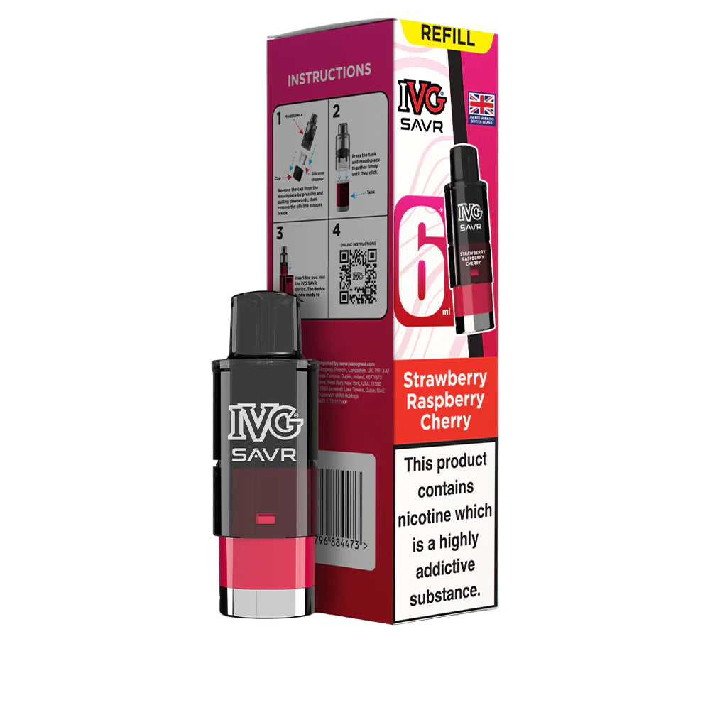 IVG Savr Pod Strawberry Raspberry Cherry