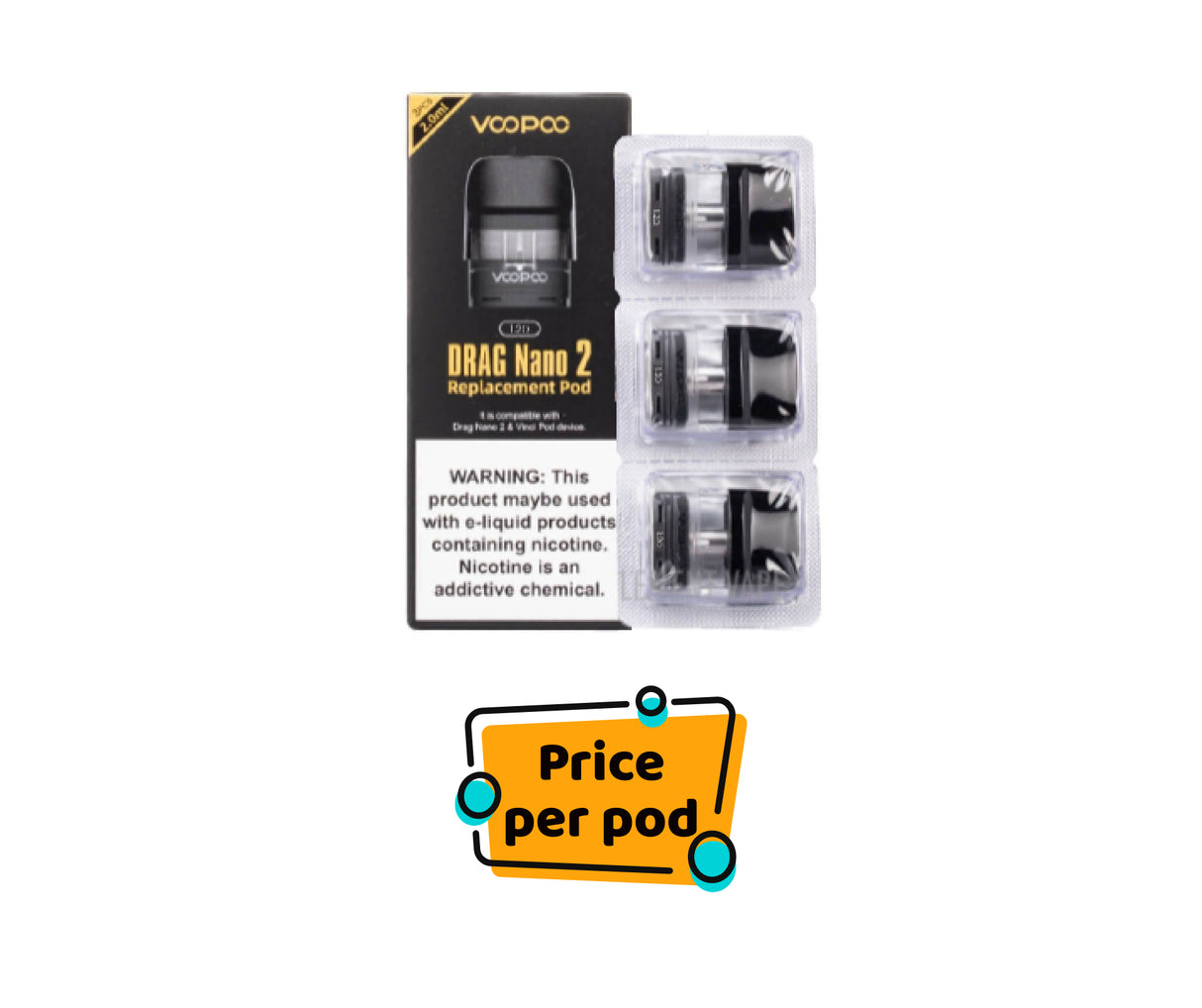 Voopoo Drag Nano 2 Replacement Pod