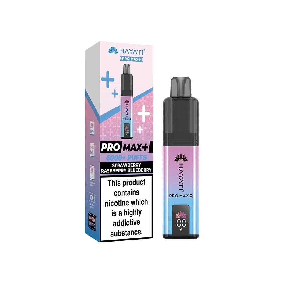 Hayati Pro Max Plus Strawberry Raspberry Blueberry 20mg kit