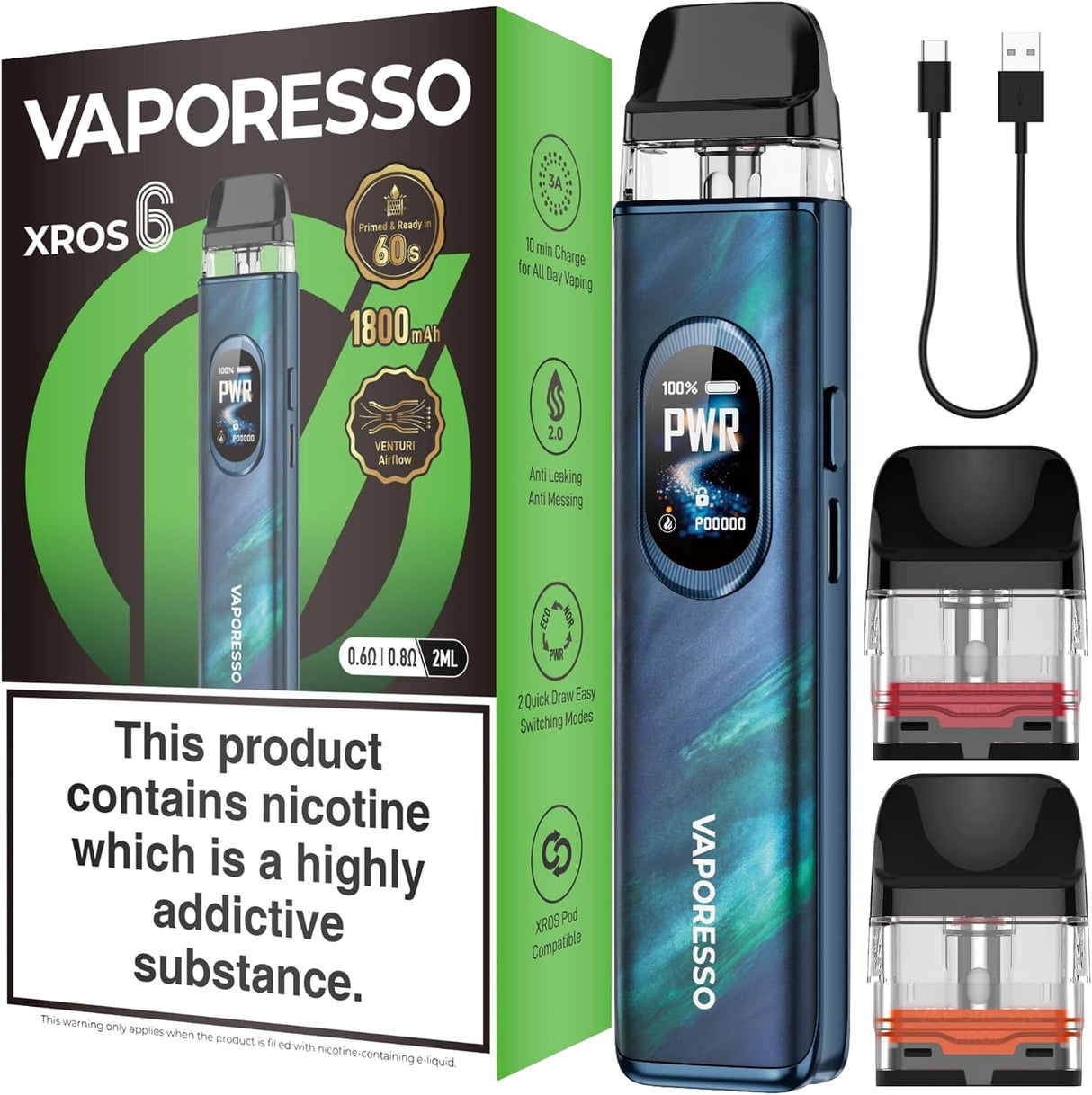 Vaporesso Xros 6 Pod Vape Kit