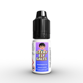 Geeky Elf Sweet Blueberry Ice nicotine salt bottle