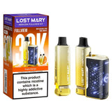 Lost Mary vape device and packaging on a white background