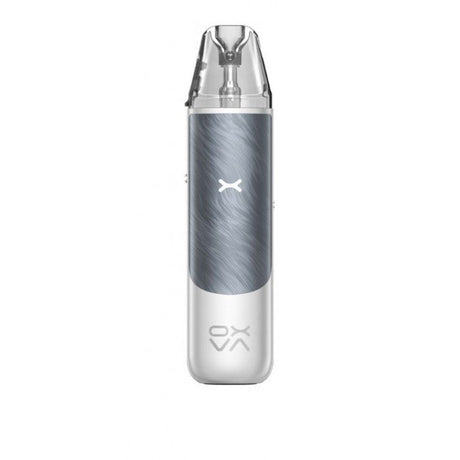 Space gray vape device on a white background