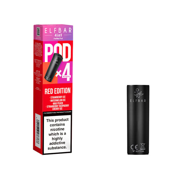 Elfbar Pods x4 Red ED