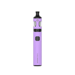 Purple vape device on a white background