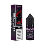 Ellux Legend Nic Salts Black Cherry e-liquid bottle and packaging on a white background