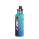 Blue gradient vape device on a white background
