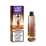 Lost Mary Nera vape device and packaging on a white background