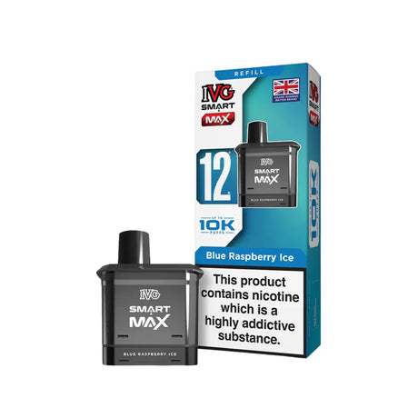 IVG Smart Max vape refill and packaging on a white background