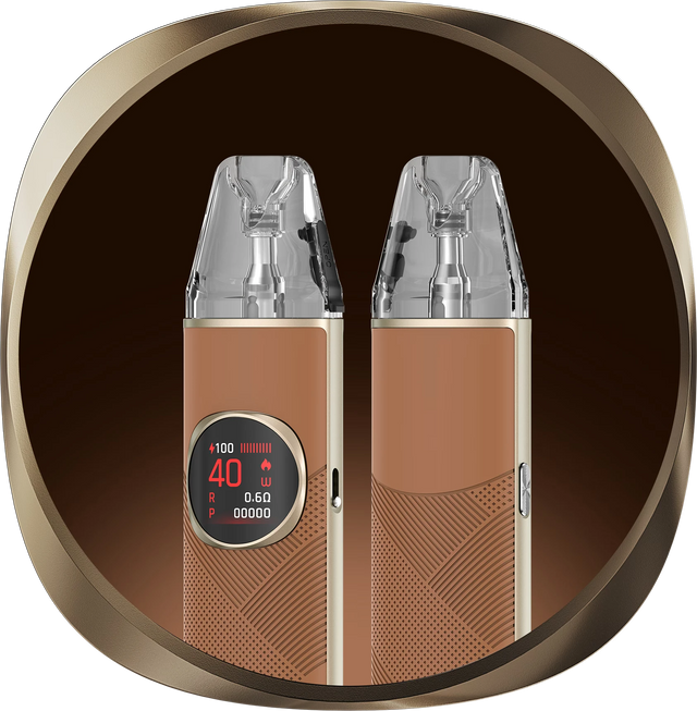 OXVA NeXLIM 2 Pod Vape Kit – Bright Brown Leather – official manufacturer image