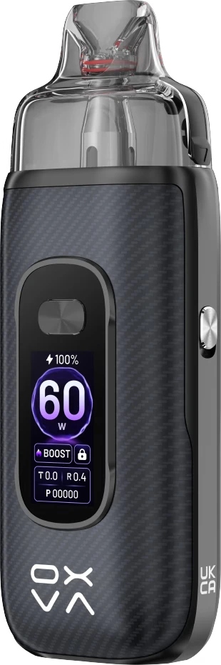 OXVA VPRIME 2 Pod Vape Kit – Black Carbon – official manufacturer image