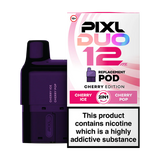 PIXL DUO 12 replacement pod for vape devices with packaging on a white background