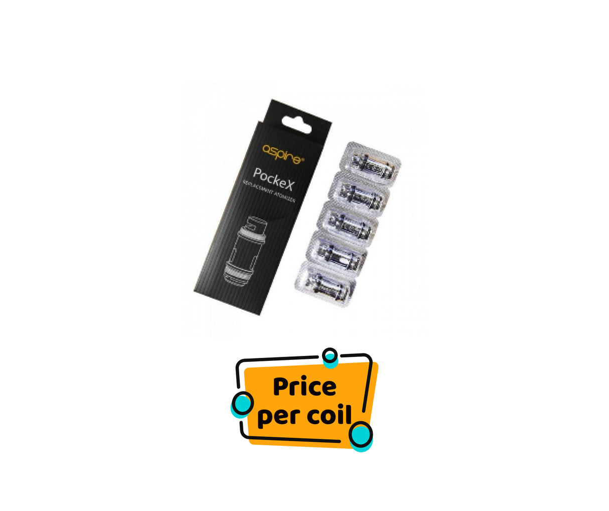 Aspire PockeX Coil