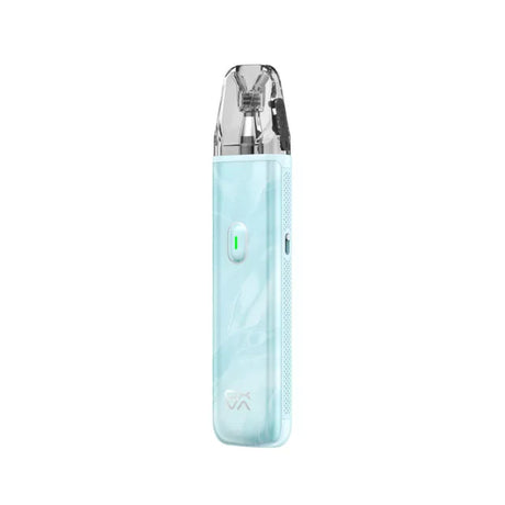 White vertical power strip with multiple outlets on a white background