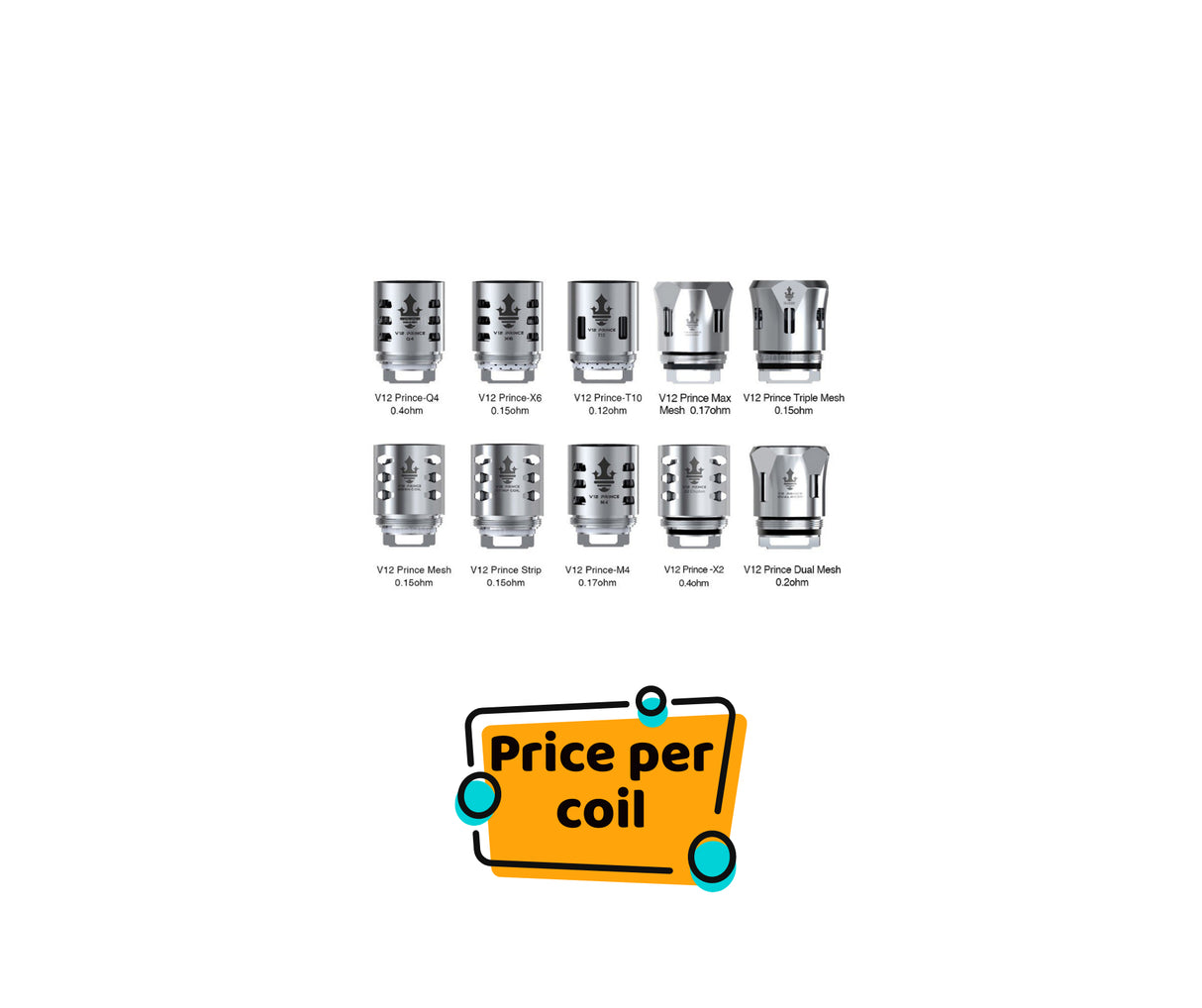 SMOK V12 Coils