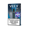 VEEV ONE Velvet Black starter kit with Blueberry X pod