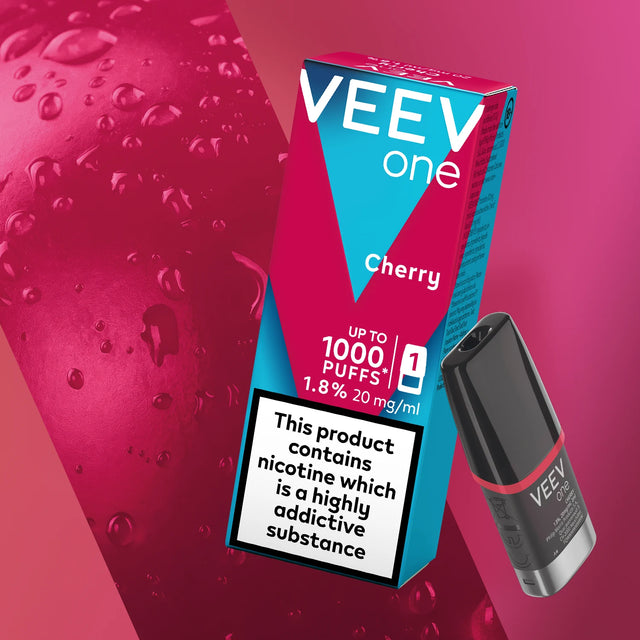 VEEV ONE Cherry single prefilled pod retail pack