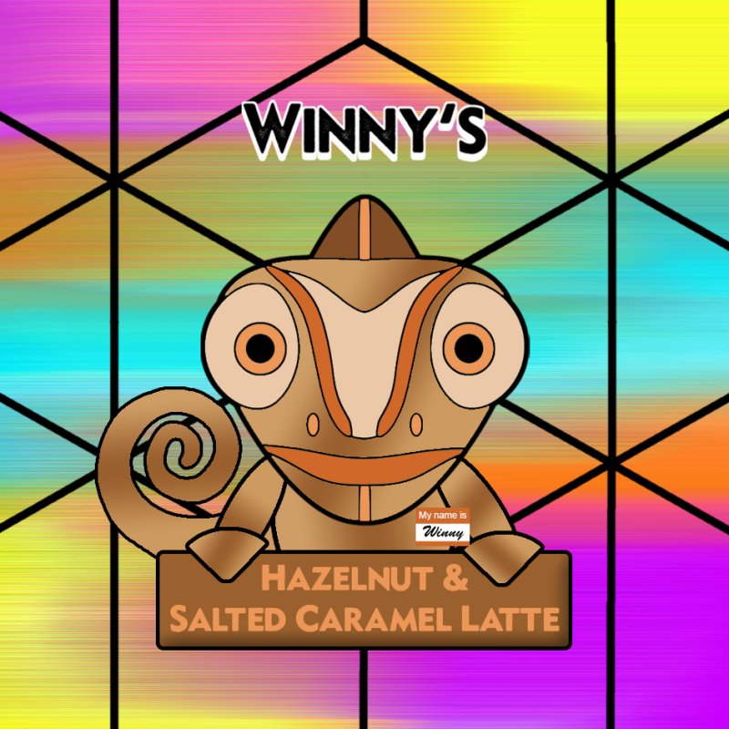 Winny's Hazelnut & Salted Caramel Latte