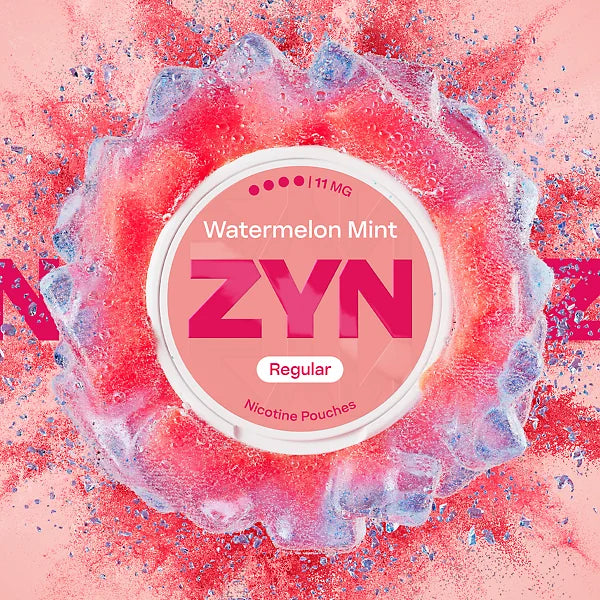 ZYN Watermelon Mint 11mg nicotine pouches - 21 Regular pouches