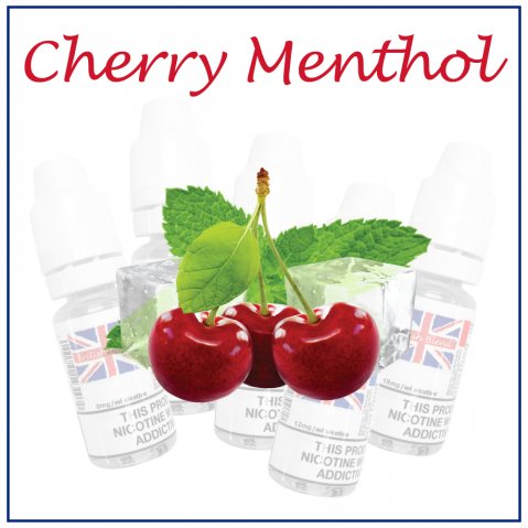 British Blend 10ml Cherry Menthol E-Liquid