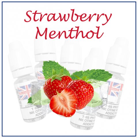 British Blend Strawberry Menthol E-Liquid