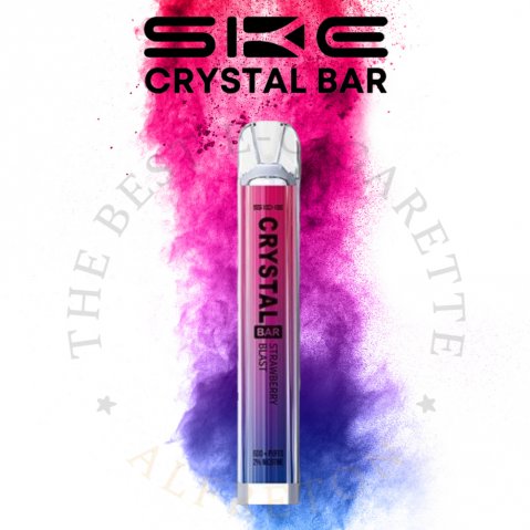 Crystal Bar Strawberry Blast Disposable