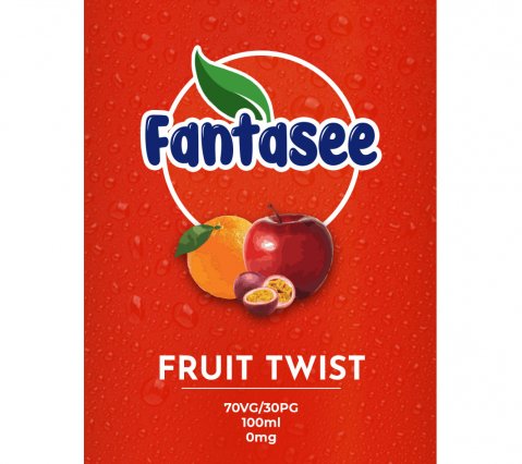 Fantasee Fruit Twist 100ml (120ml Short Fill) Nicotine Free E-Liquid