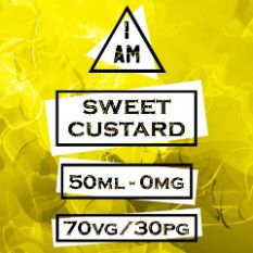 I AM Sweet Custard 50ml (60ml Short Fill) Nicotine Free E-Liquid