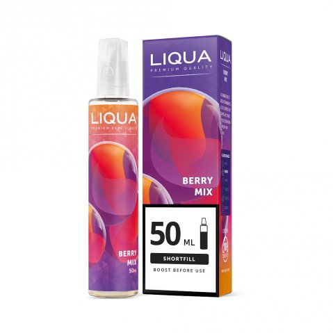 Liqua Mix & Go Berry Mix 50ml (70ml Short Fill) Nicotine Free E-Liquid