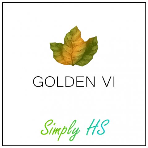 Simply HS Golden Vi 50ml (60ml Short Fill) Nicotine Free E-Liquid