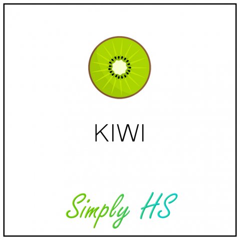 Simply HS Kiwi 50ml (60ml Short Fill) Nicotine Free E-Liquid