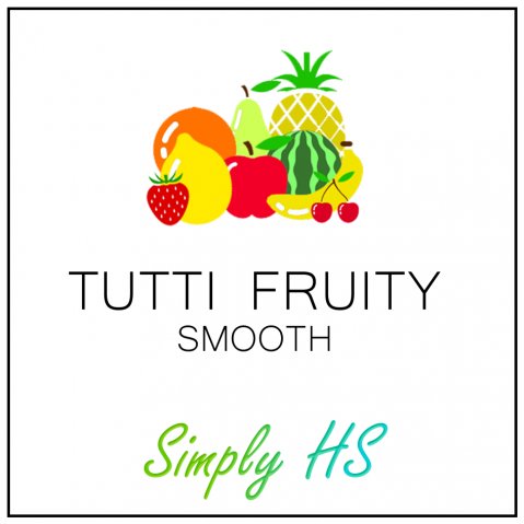 Simply HS Tutti Fruity Smooth 50ml (60ml Short Fill) Nicotine Free E-Liquid