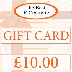 The Best E Cigarette £10 Gift Card (Online use)
