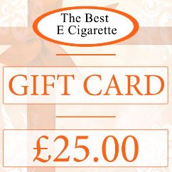 The Best E Cigarette £25 Gift Card (Online use)