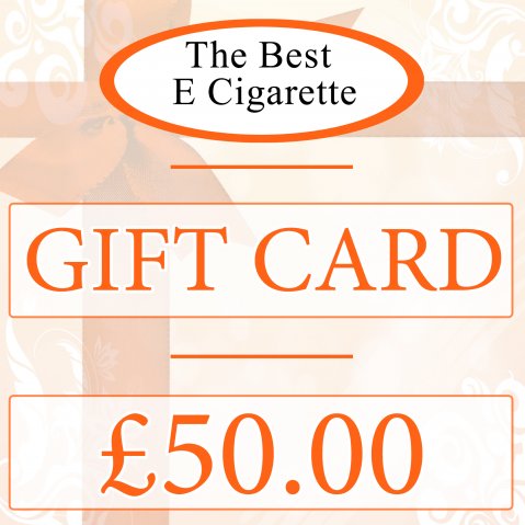 The Best E Cigarette £50 Gift Card (Online use)