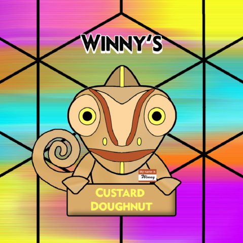 Winny's Custard Doughnut Logo