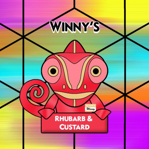 Winny's Rhubarb & Custard Logo
