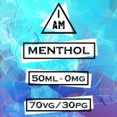 I AM Menthol 50ml (70ml Short Fill) Nicotine Free E-Liquid