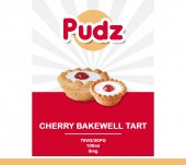 Pudz Cherry Bakewell Tart 100ml (120ml Short Fill) Nicotine Free E-Liquid