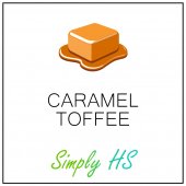 Simply HS Caramel Toffee 50ml (60ml Short Fill) Nicotine Free E-Liquid