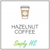 Simply HS Hazelnut Latte 50ml (60ml Short Fill) Nicotine Free E-Liquid